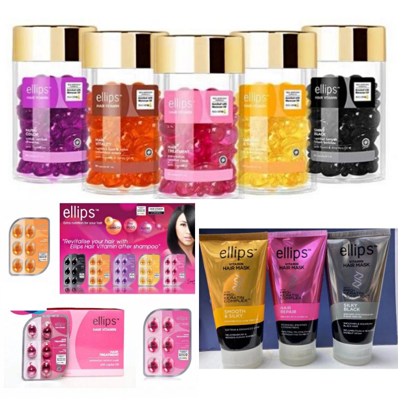 ELLIPS HAIR VITAMIN MOROCCAN OIL /HAIR MASK 120G Shopee Malaysia