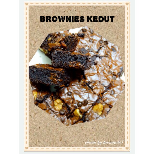The Best Moist Fudgy Brownies Resepi Brownies Kedut