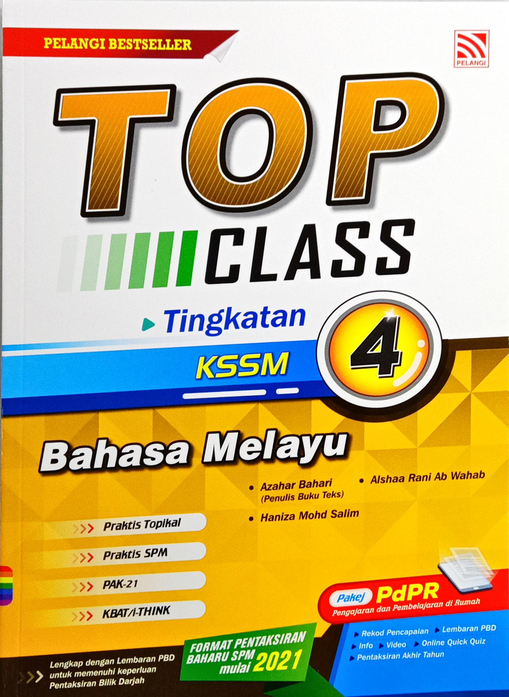 Buy Buku Latihan  Top Class SPM KSSM Tingkatan 4 EDISI 2021  Bahasa