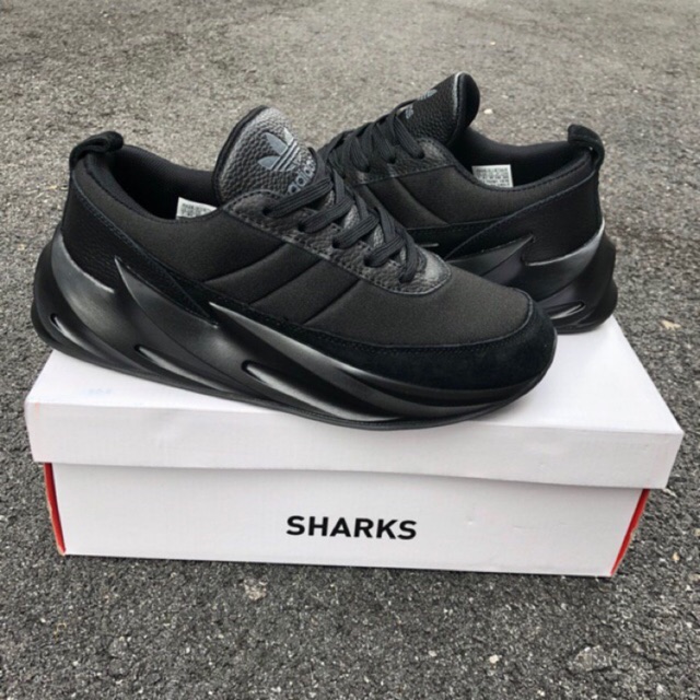 adidas shark shoes black