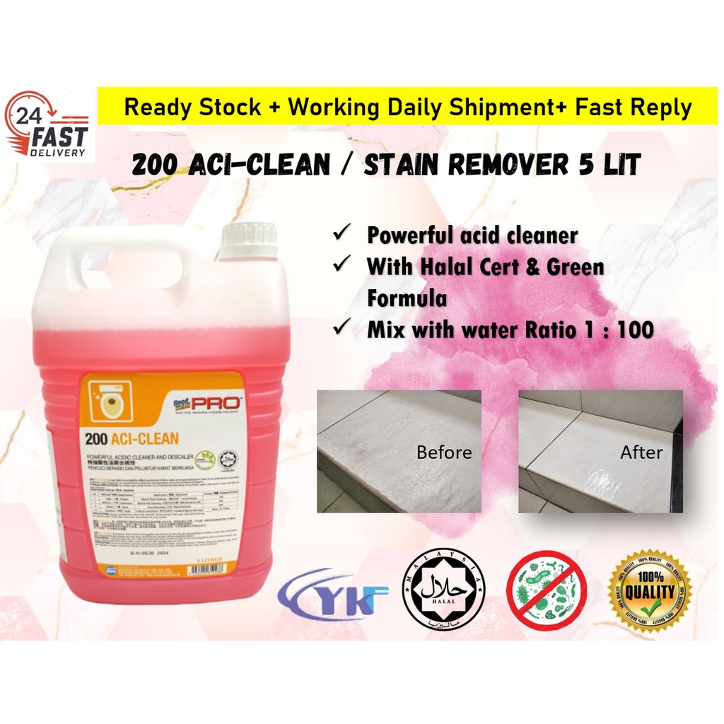 Goodmaid Acid Stain Remover Pencuci Lantai Toilet Bathroom Cleaner