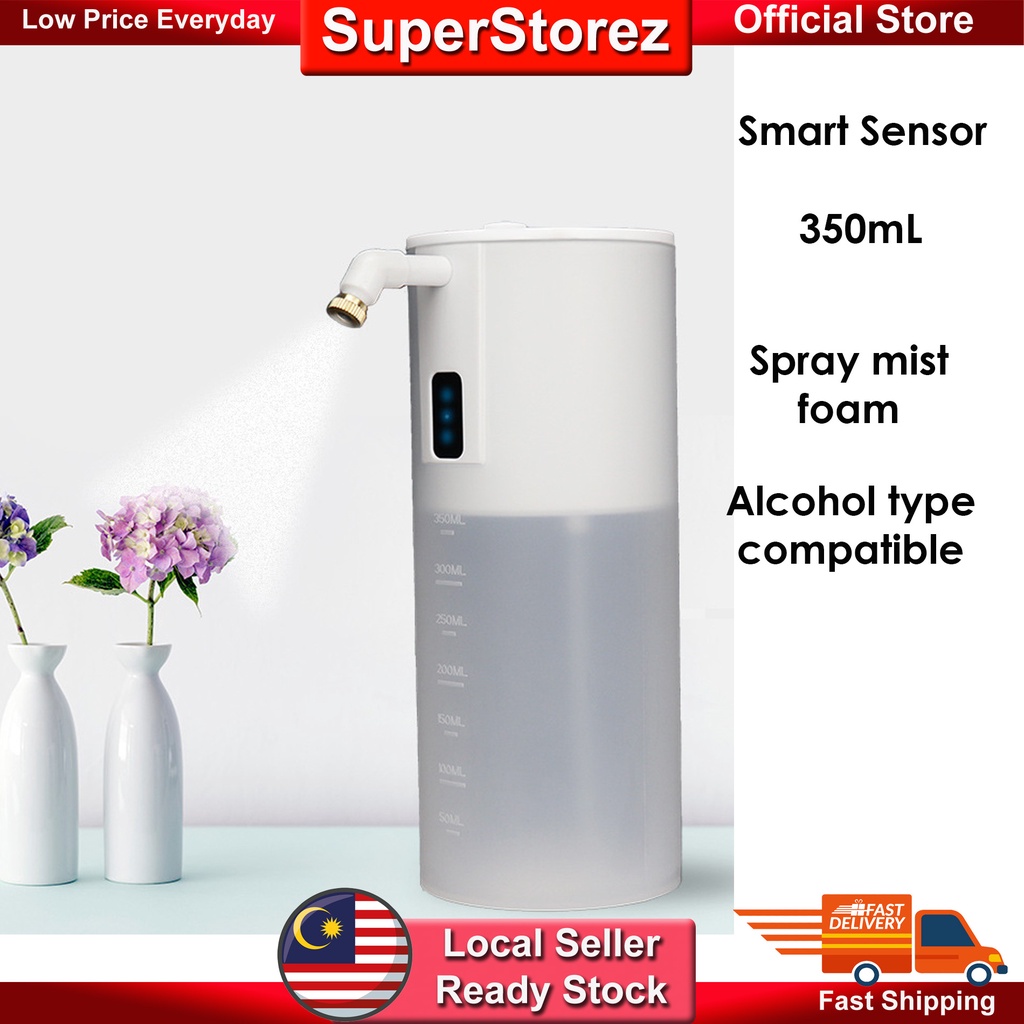 Mist Alcohol Sanitizer Spray Dispenser Sembur Auto Dispenser Infrared ...