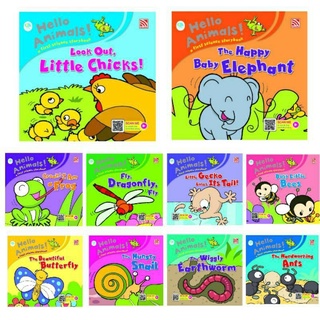 STORY BOOK : HELLO ANIMALS! A FIRST SCIENCE STORYBOOK 1-10 / English Story Picture Book / Pelangi Books