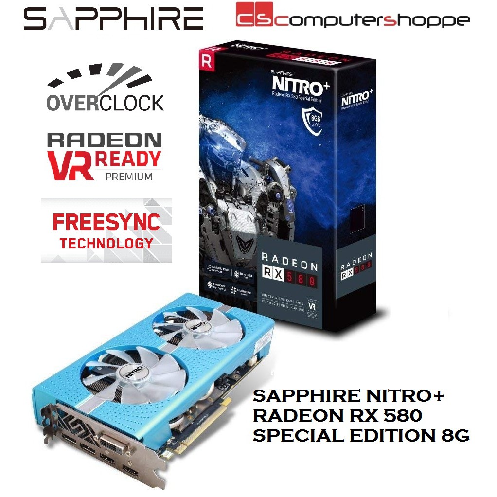 Sapphire Nitro Rx 580 Special Edition Specs Techpowerup Gpu Database