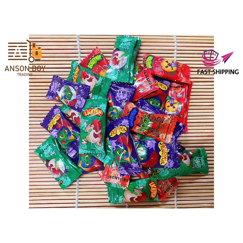 [READY STOCK] GULA HANTU FUNNY TONGUE MONSTERS CANDY 30pcs | Shopee ...