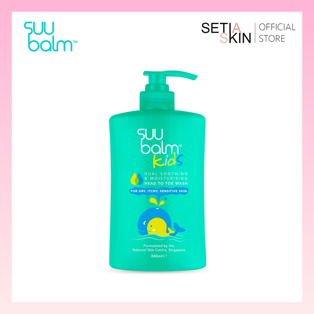 SUU BALM Kids Soothing & Moisturising Body Wash 840ml Shopee Malaysia