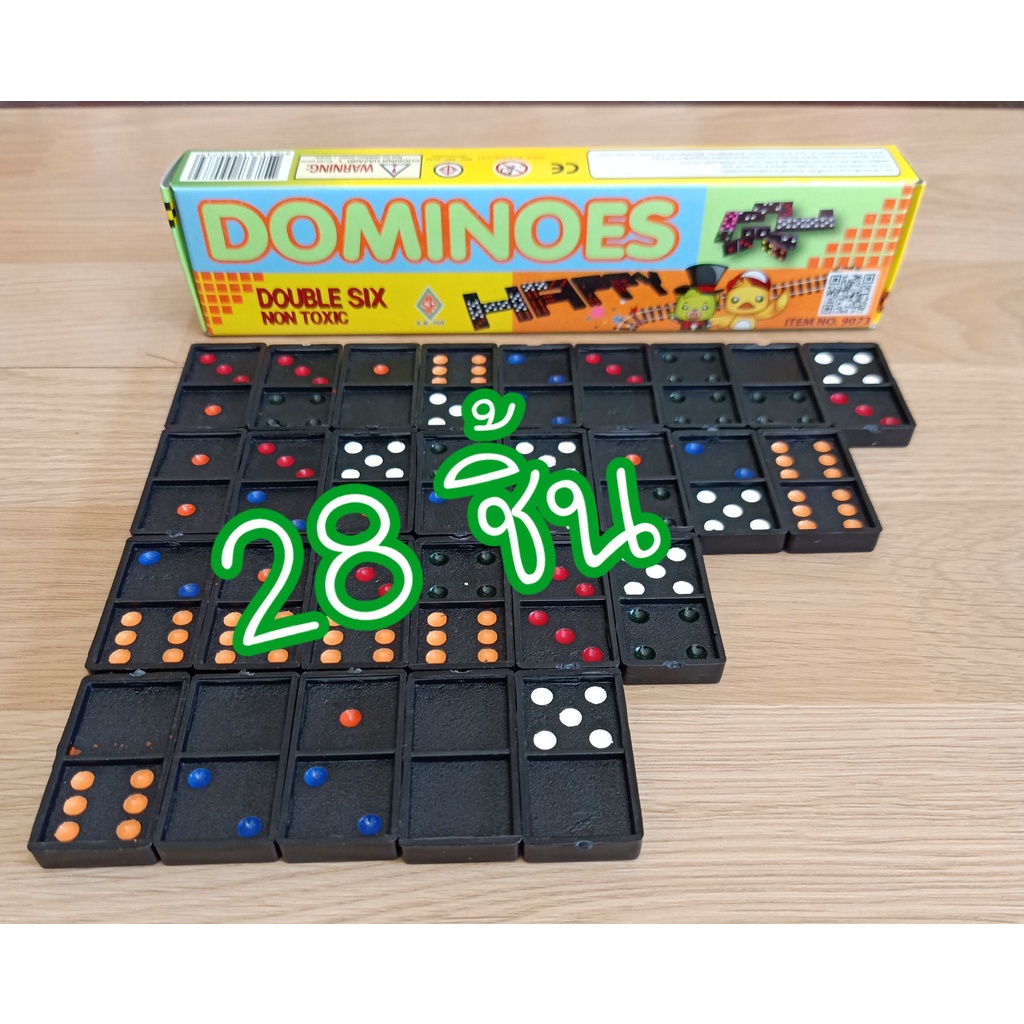 Domino Standard Size Total 28 Pieces.