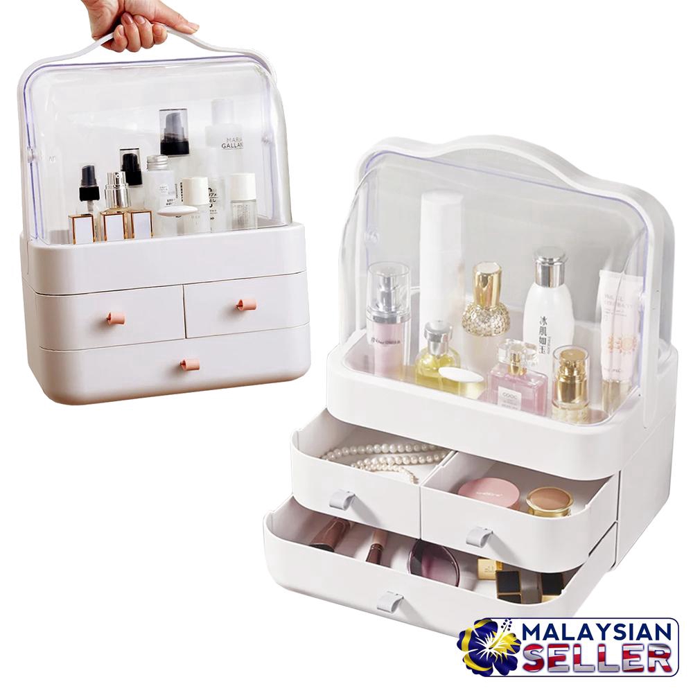 Ptb Cosmetic Makeup Organizer Portable Space Saving Efficient