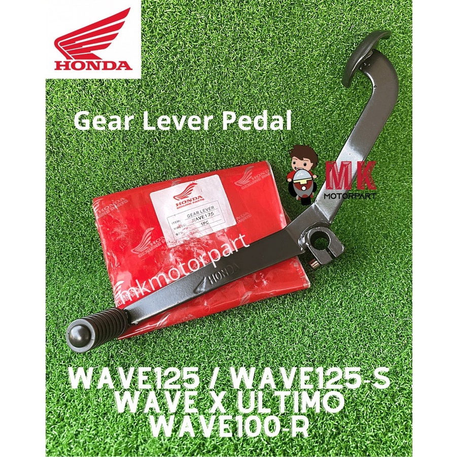 (A) GEAR LEVER Honda Wave125 / Wave125s / Wave X Ultimo / Wave100R Gear Shift Pedal [ Black / Chrome ]