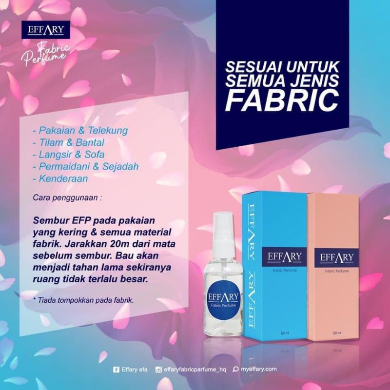 Fabric perfume effary EFFARY FABRIC