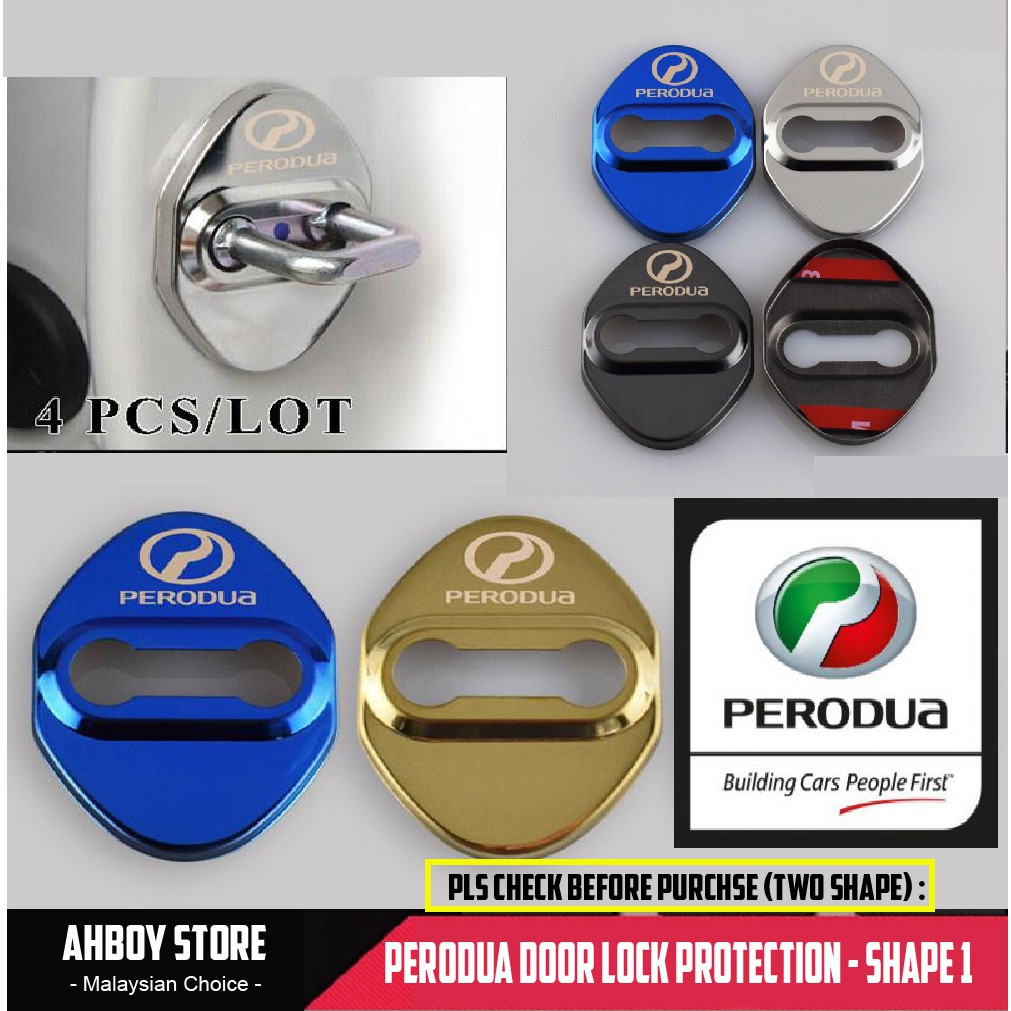 PERODUA Door Striker Lock Protection Cover Myvi Axia Bezza 