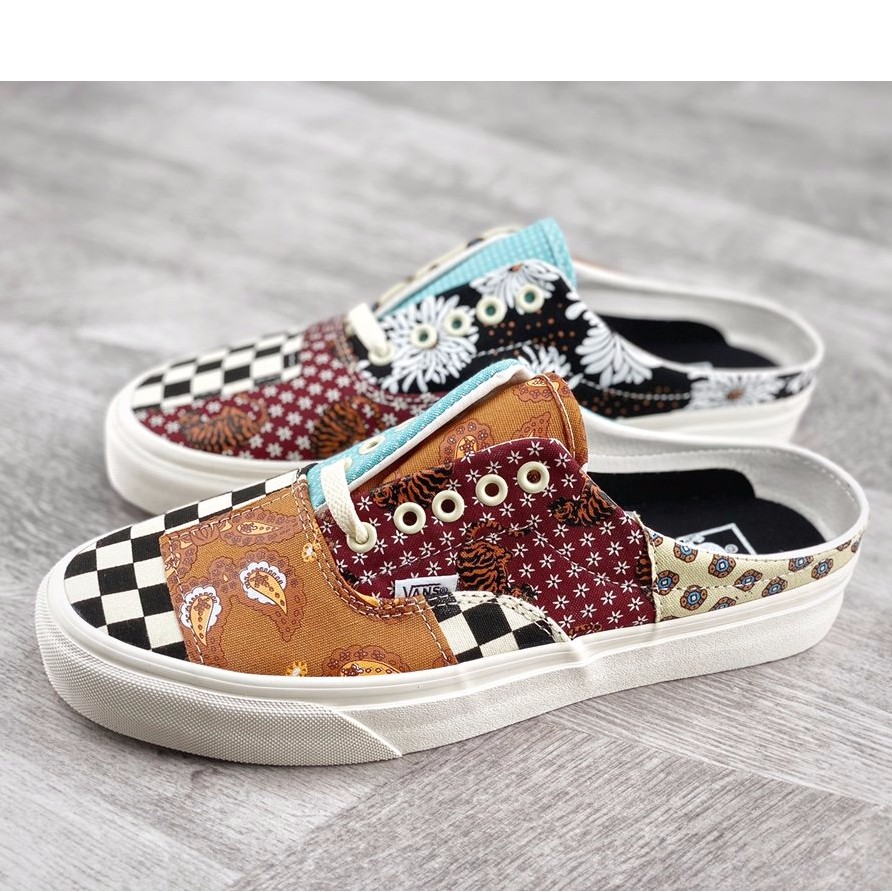 vans checkerboard flowers