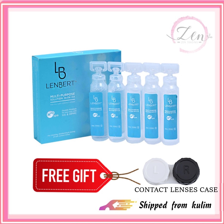 LENBERT Travel Pack Multi purpose solution & Contact Lenses Solution