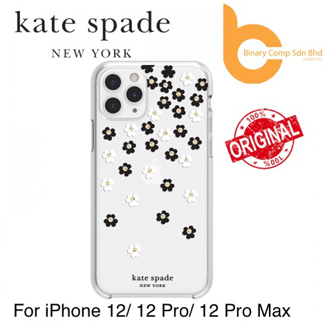 Kate Spade Protective Hardshell For Iphone 12 12 Pro 12 Pro Max Scattered Flowers Shopee Malaysia