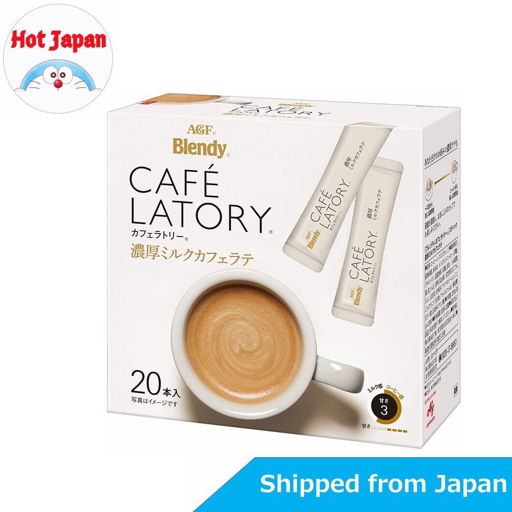 Japan Agf Blendy Cafe Latory Stick Rich Milk Cafe Latte Sticks Shopee Malaysia