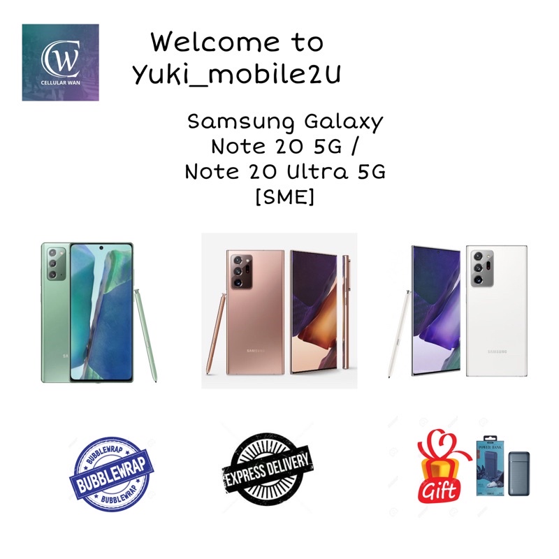 SAMSUNG GALAXY NOTE 20 5G NOTE 20 ULTRA 5G 100 ORIGINAL SAMSUNG DUAL