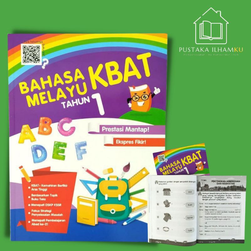 Buku Aktiviti Bahasa Melayu KBAT Tahun 1 | Buku Latihan Bahasa Melayu ...