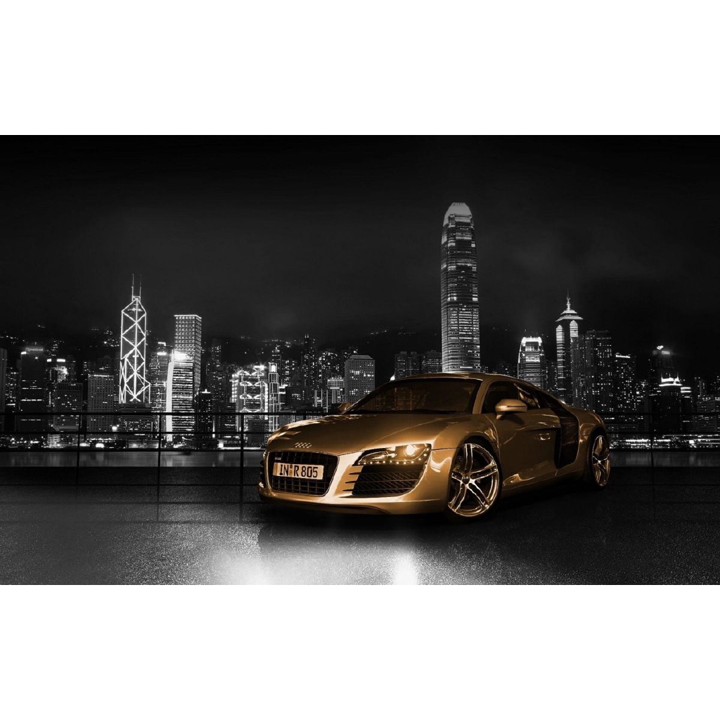 Audi R8 Disintegration Wallpaper