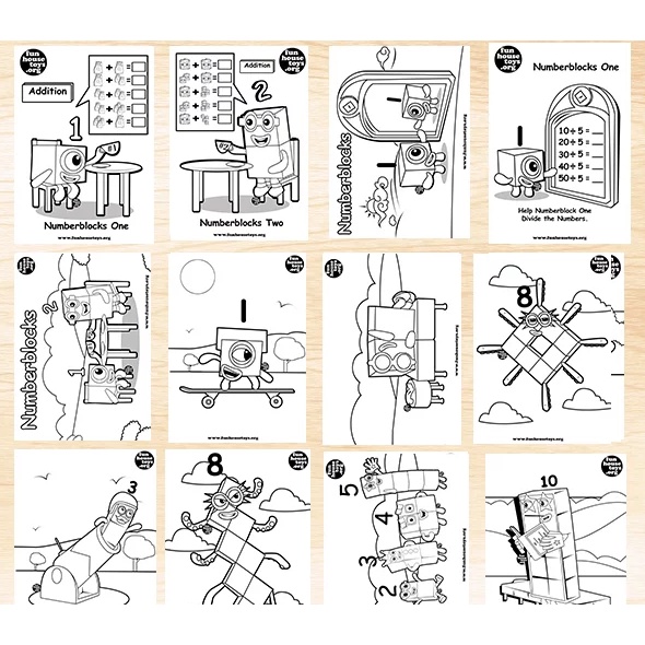 buy 1library hd quality numberblocks coloring templates children coloring number blocks seetracker malaysia