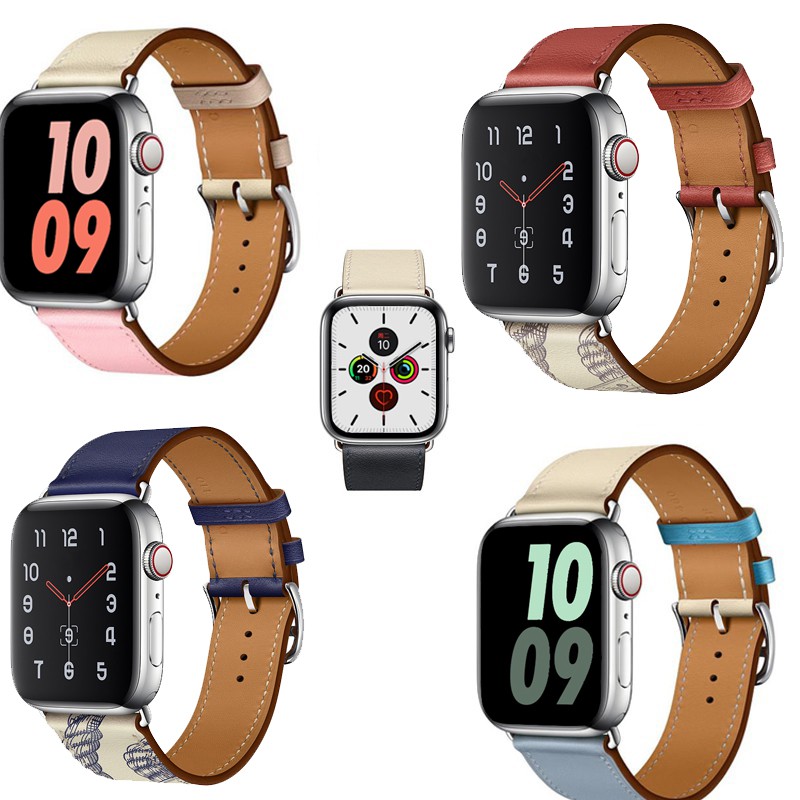 Apple Watch Band Leather 44mm 42mm 40mm 38mm Strap Apple ...