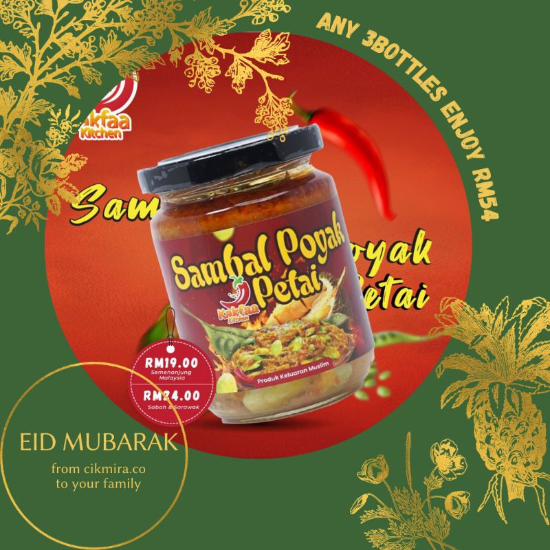 Buy Sambal Viral Padu Sambal Pedas Gila Sambal Petai Sambal Tempoyak Sambal Hijau Sambal Ikan Bilis Sambal Ready To Eat Seetracker Malaysia