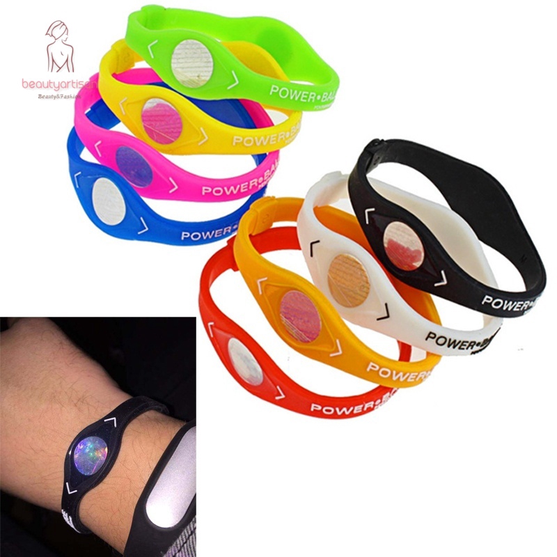 Power Energy Health Original Bracelet Silicone Sport Wristbands Balance