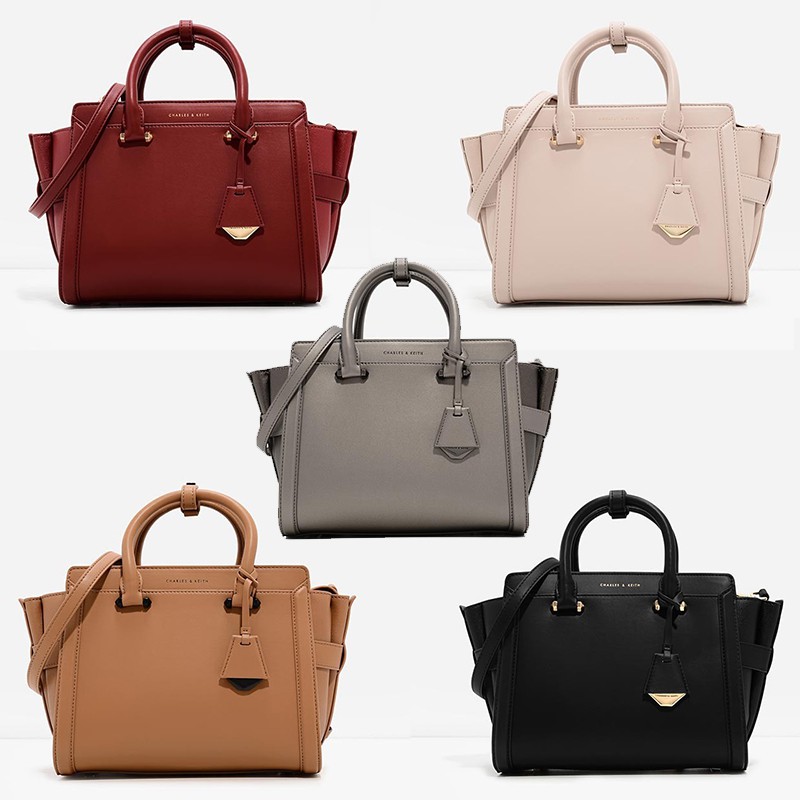 trapeze tote bag charles & keith