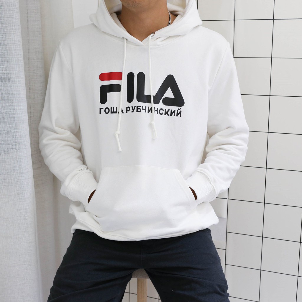 gosha rubchinskiy fila hoodie