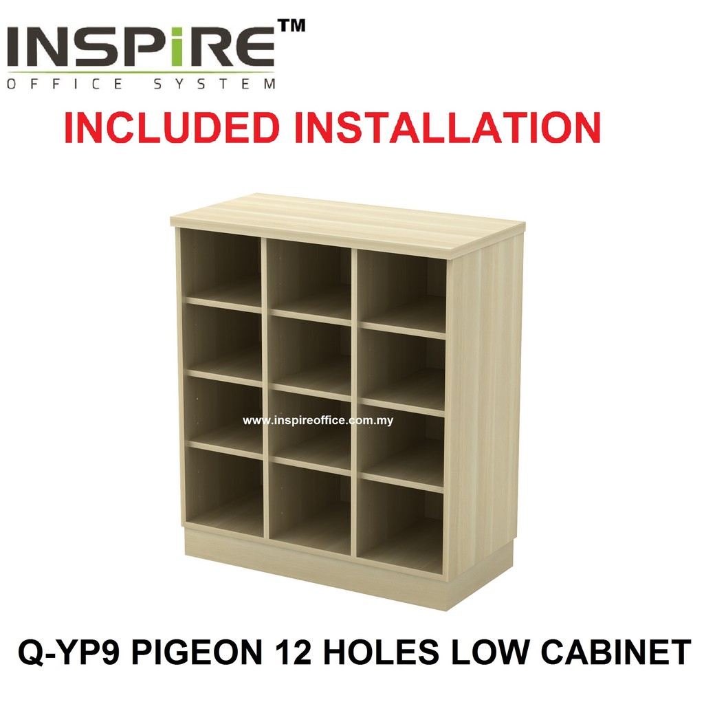 Exora Series Q Yp9 Pigeon 12 Holes Low Cabinet Shopee Malaysia