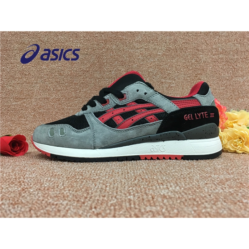 asics gel lyte iii black and red