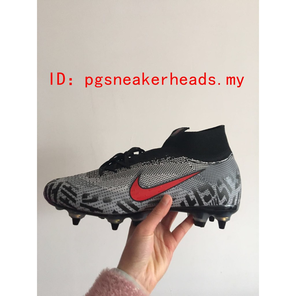 Nike Mercurial Superfly VI Elite FG Bleu Racer Argent Noir.
