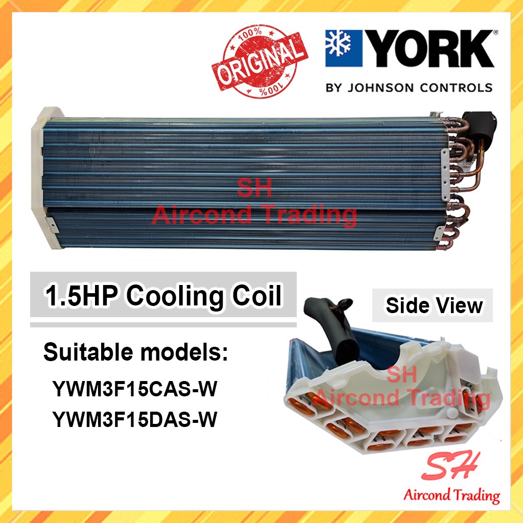 YORK [Johnson Controls] 1.5HP INDOOR COOLING COIL Evaporator Coil