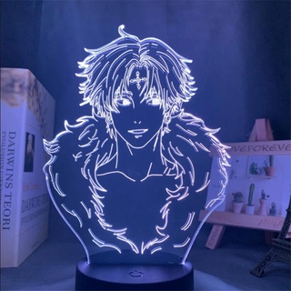 Hunter X Hunter Chrollo Lucilfer 3d Night Light Colors Changing Touch Remote Bedside Lamp Kid Bedroom Decor Gift For Anime Fans Shopee Malaysia