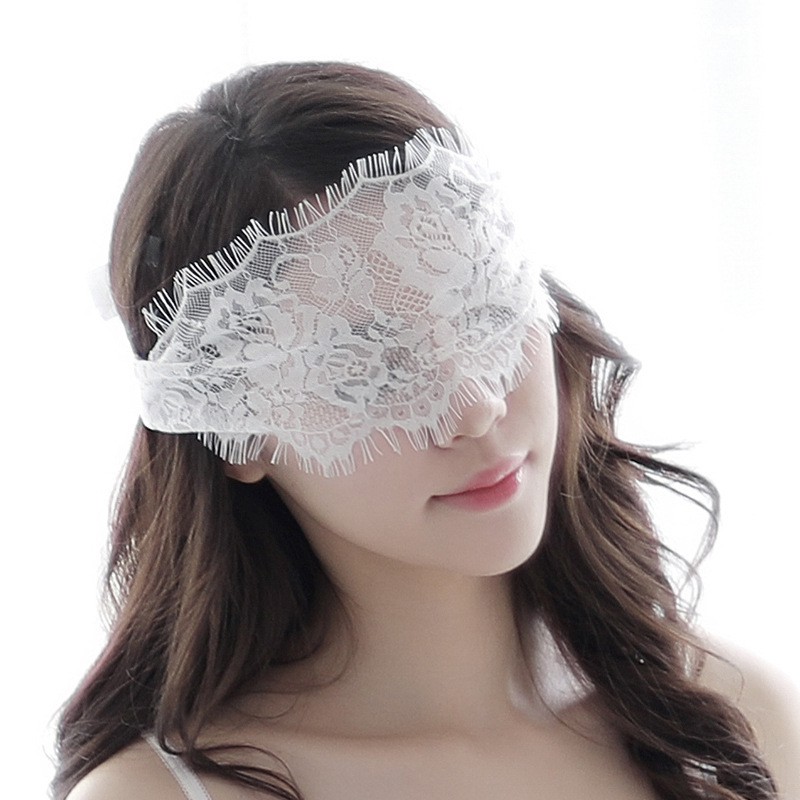 Sexy Lace Openwork Blindfold Lace Lingerie Masquerade Eye Mask Costume 2 colors