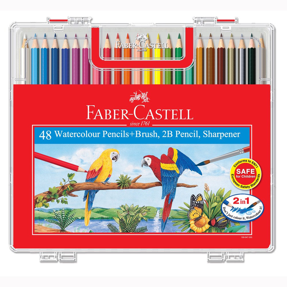 faber castell 48 watercolour pencils