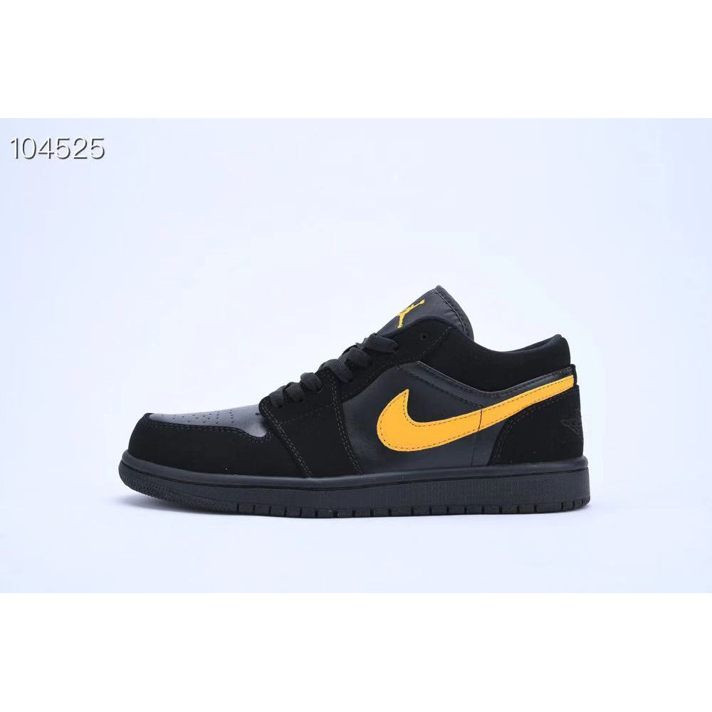 jordan 1 low black gold