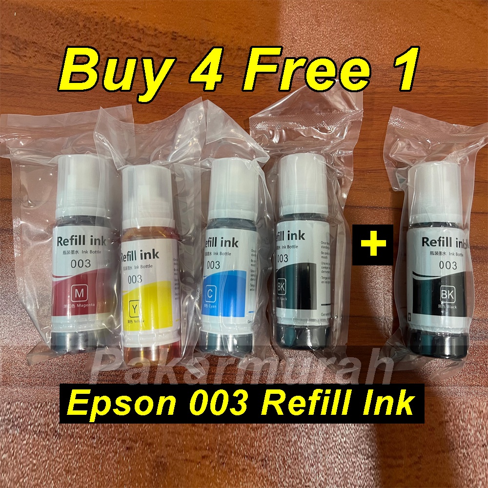 Epson 003 Refill Ink Compatible For Epson L3110l3210l3116 L3150 L3156l3250l1110l5190