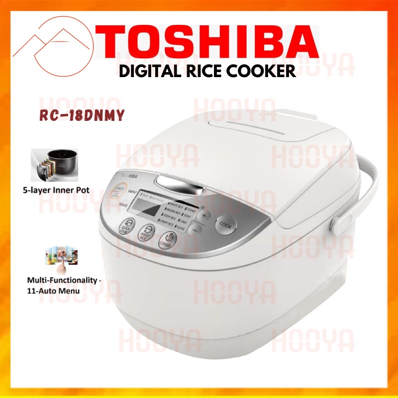 Toshiba Rice Cooker (1.8L) Honatsukama NonStick Pot Digital Rice