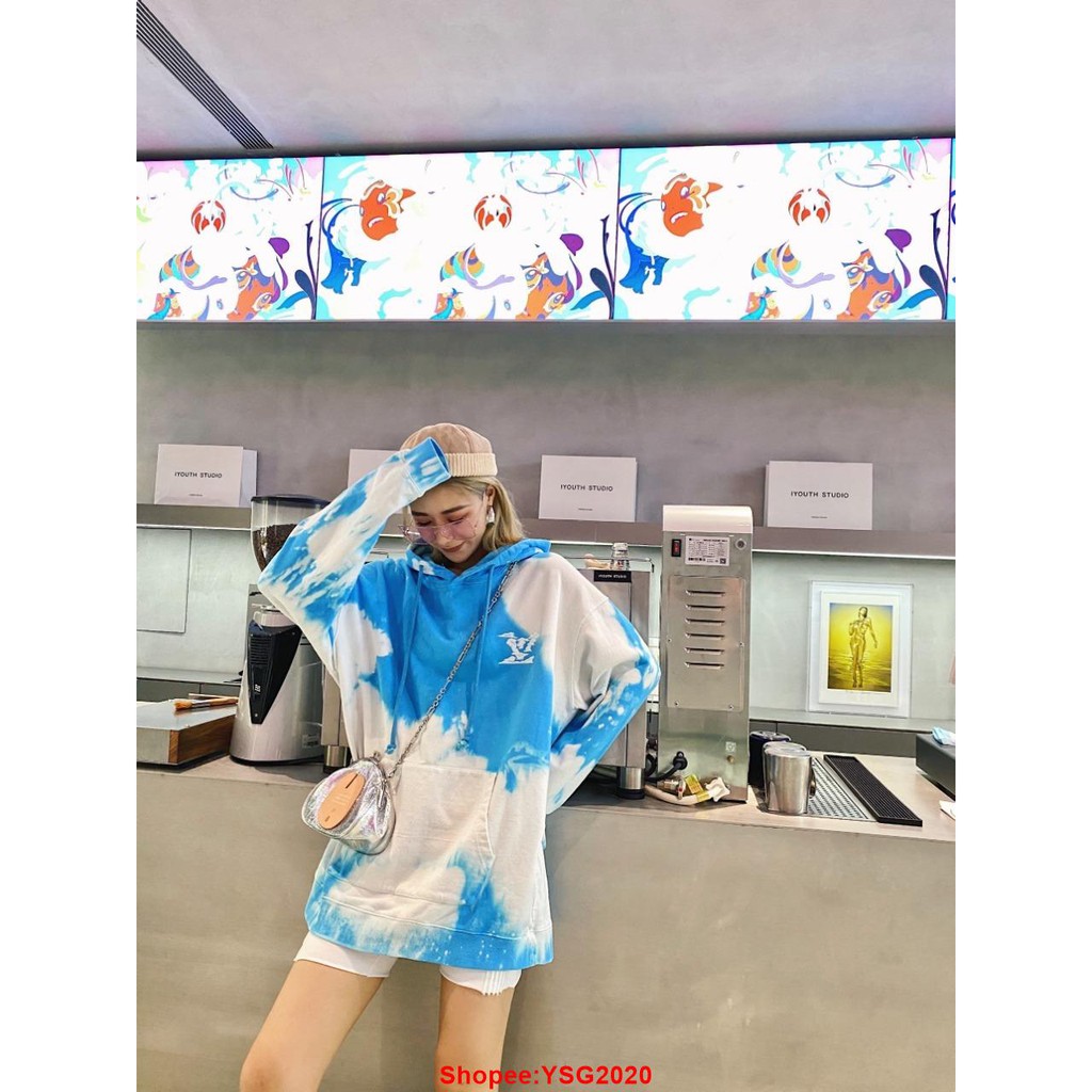 louis vuitton tie dye hoodie