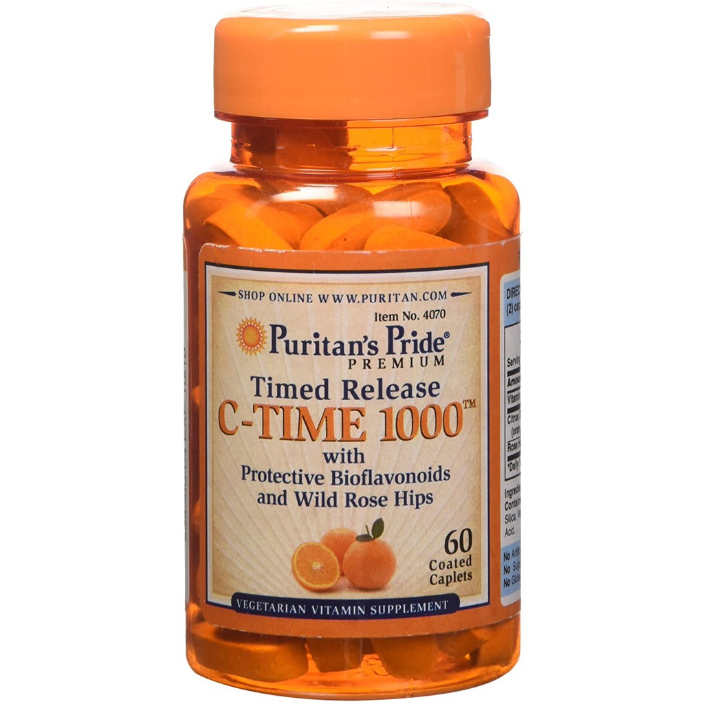Puritan S Pride Vitamin C 1000 Mg With Rose Hips Timed Release 1000 Mg 60ct Shopee Malaysia