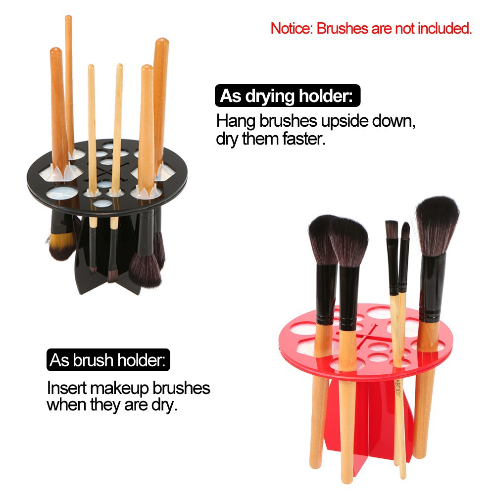 circular makeup brushes