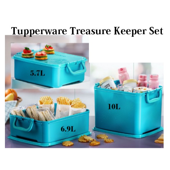 💥SALE💥 Tupperware Treasure Keeper Loose Set 5.7L/6.9L/10L
