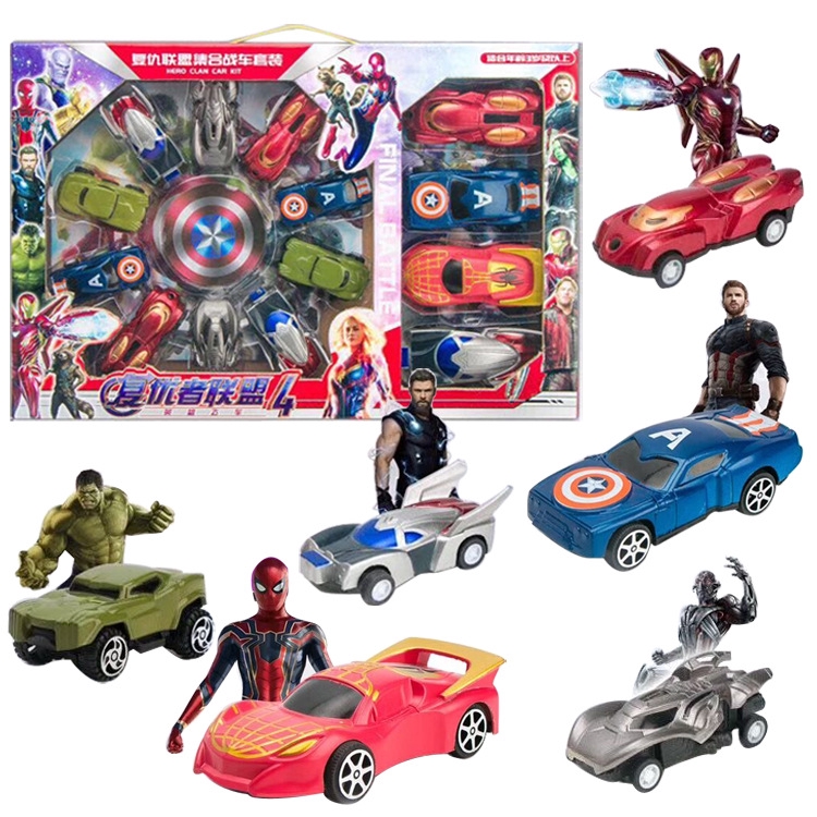 spiderman car and figure