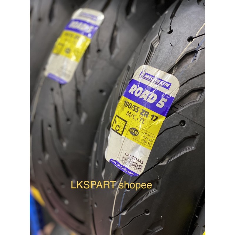 Michelin Road 5 Michelin 1 70 17 160 60 17 180 55 17 190 50 17 190 55 17 Shopee Malaysia