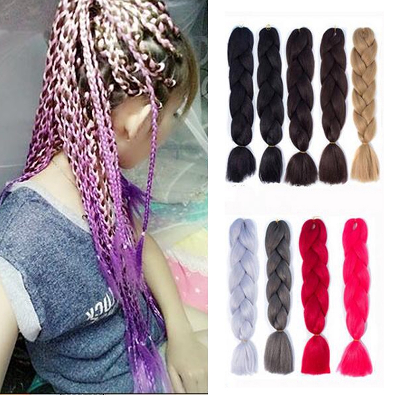 26 Styles Ombre Straight Faux Locs Hair Goddess Crochet Braid