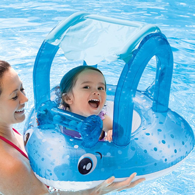 baby pool float with shade