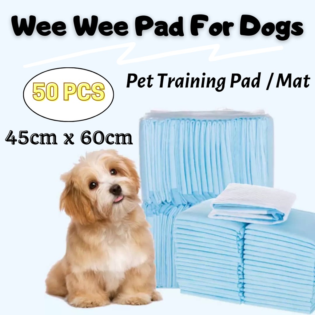 [50pcs] Wee Wee Pad For Pet Dog Cat Puppy Training Pee Urine Diapers
