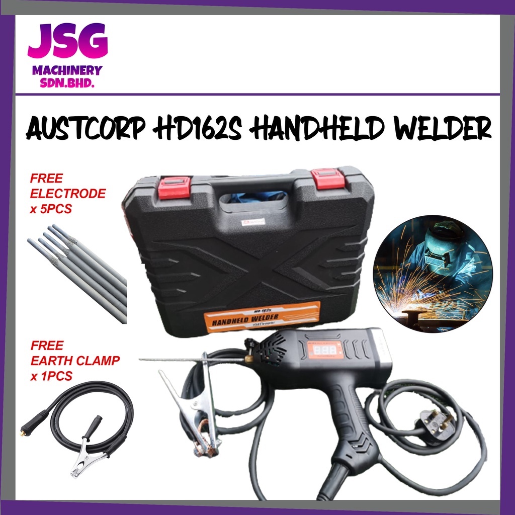 AUSTCORP HD162S HANDHELD WELDER MMA ARC WELDING GUN / INVERTER WELDING
