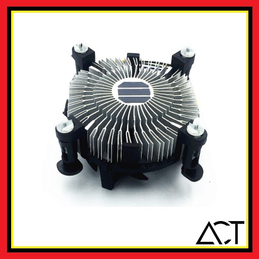 Intel Fan = Aluminum = LGA 775 1150 1151 1155 1156 1200 Socket Heatsink Fan HSF CPU Cooler Intel