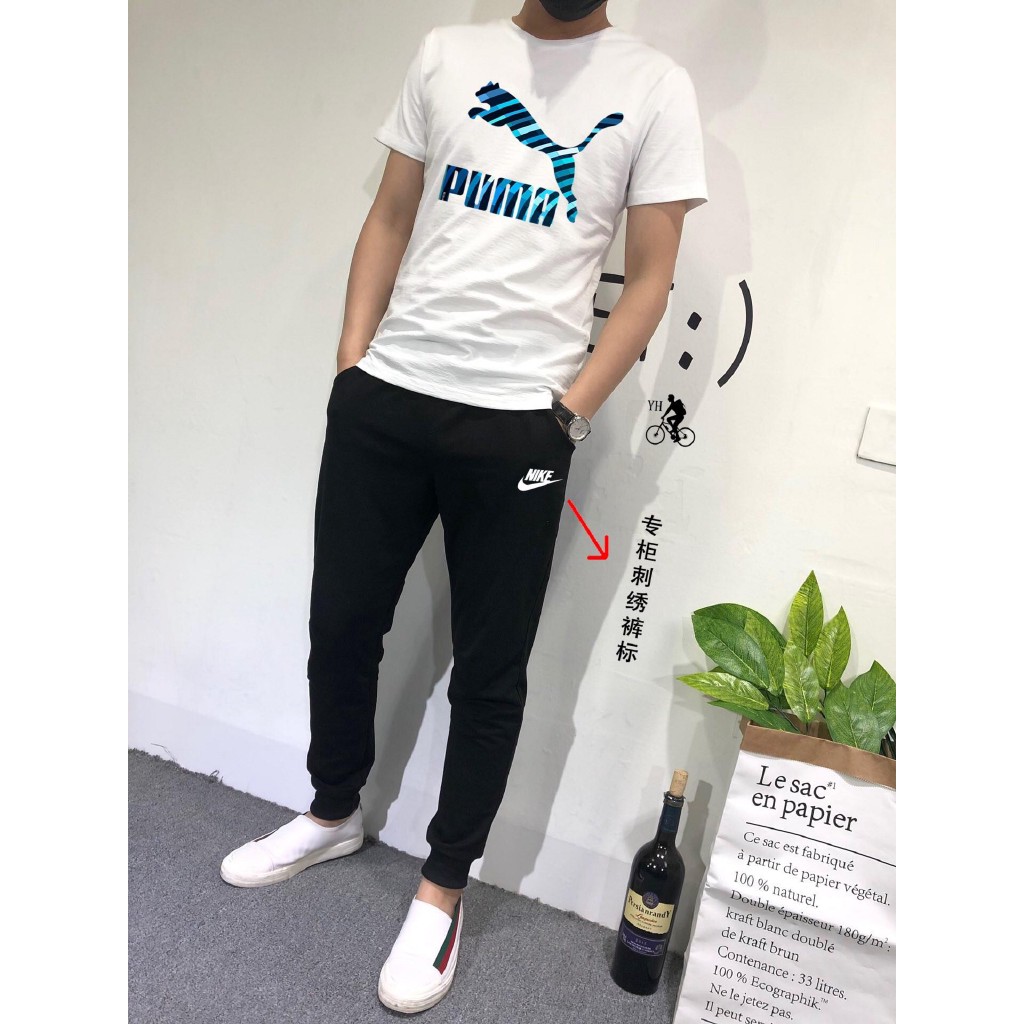 tee shirt puma brun